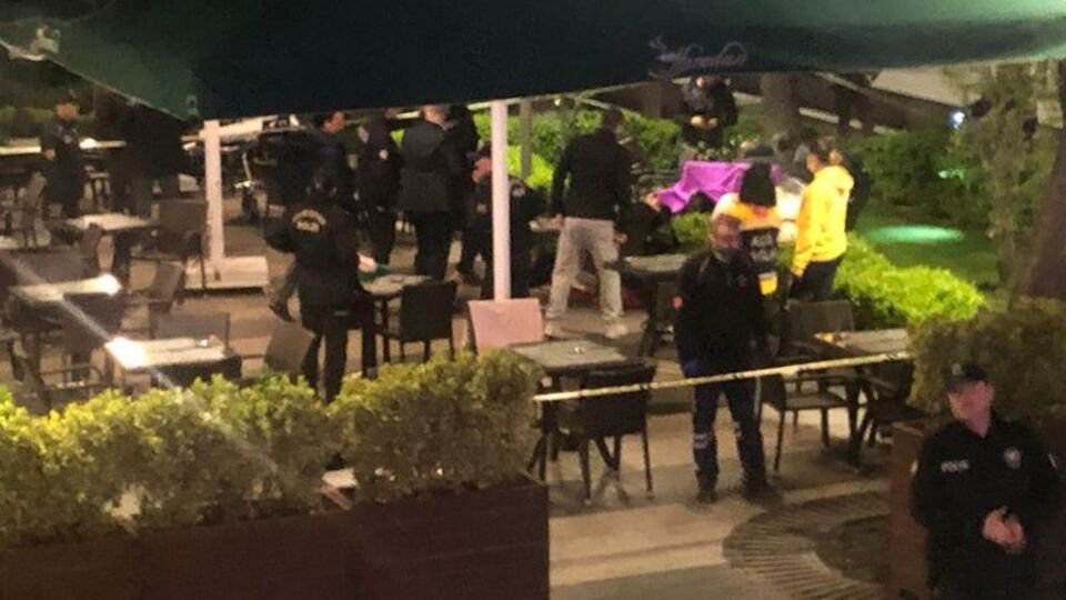 Çay bahçesinde koca dehşeti! Cinayet anı kamerada