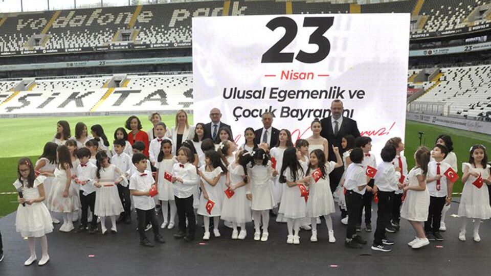 Vodafone Park'ta 23 Nisan coşkusu