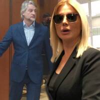 Eski eşiyle karşı karşıya geldi