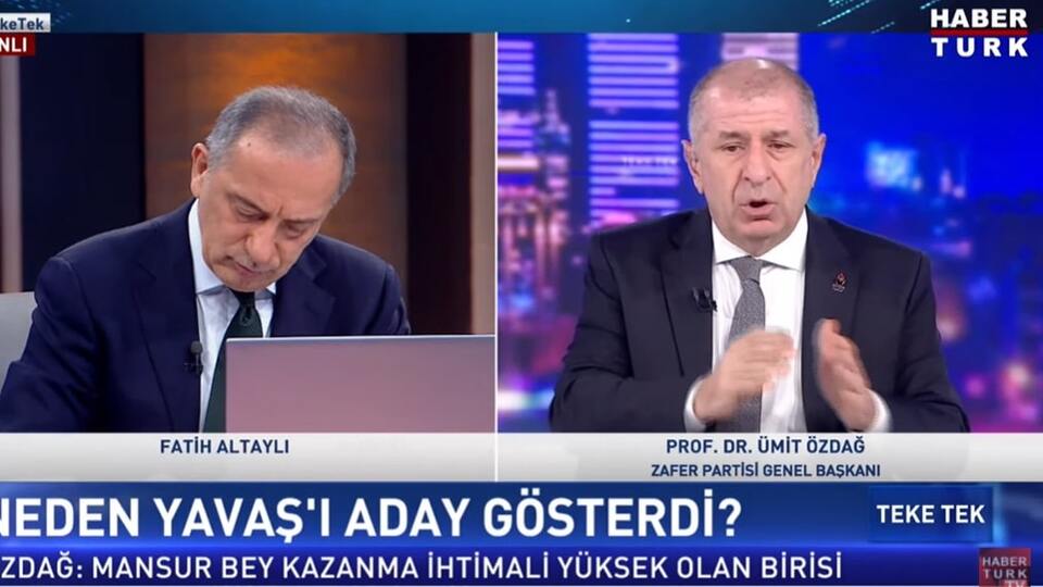 Ümit Özdağ'dan Habertürk'e açıklamalar