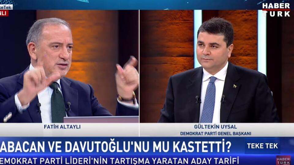 Gültekin Uysal'dan Habertürk'e açıklamalar