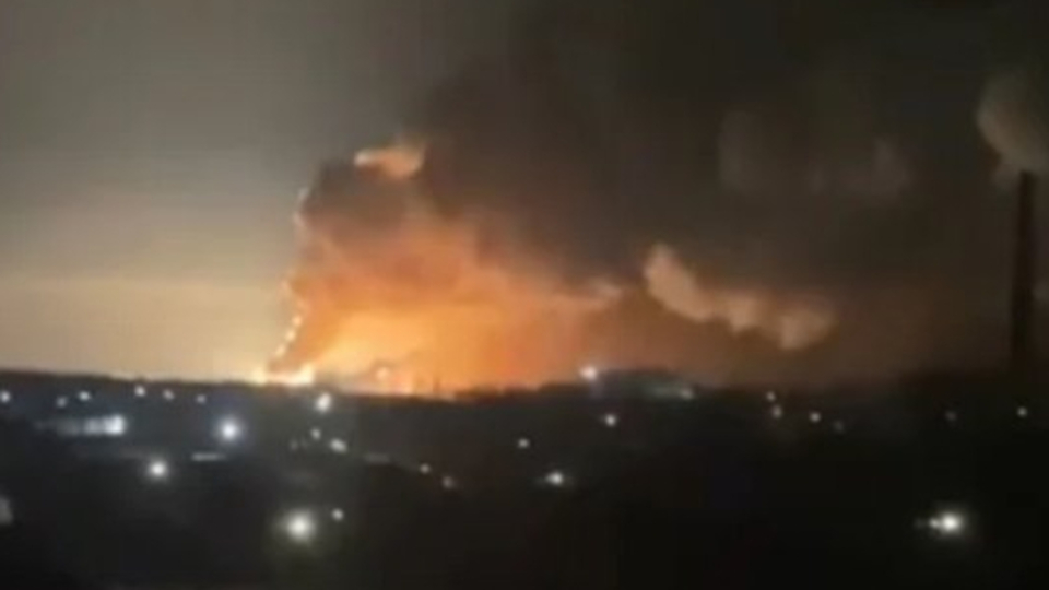 Herson'da art arda patlamalar