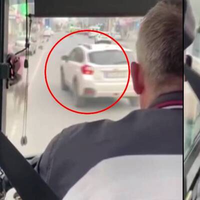 Maganda 'pes' dedirtti! Ehliyet cezalı çıktı