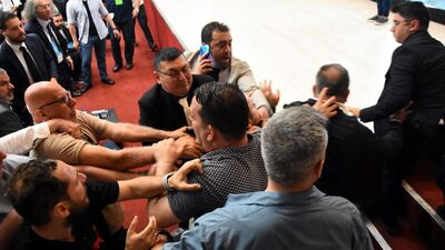 Altay'da olaylı kongre