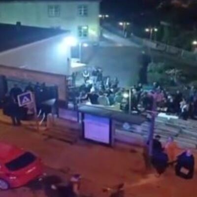 O anlar kamerada! Cenazede feci kavga!