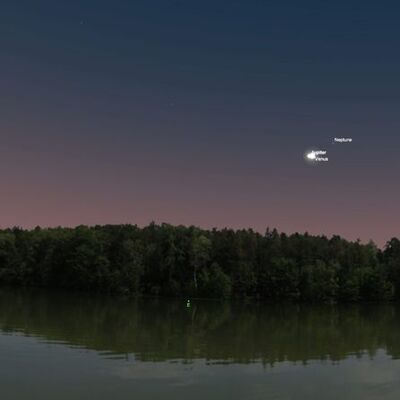 Venüs ve Jüpiter neredeyse 'çarpışıyormuş' gibi gözlemlenecek!