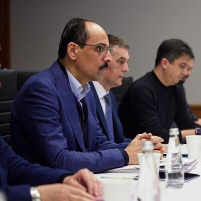 Sözcü Kalın Kiev'de Zelenskiy'le görüştü