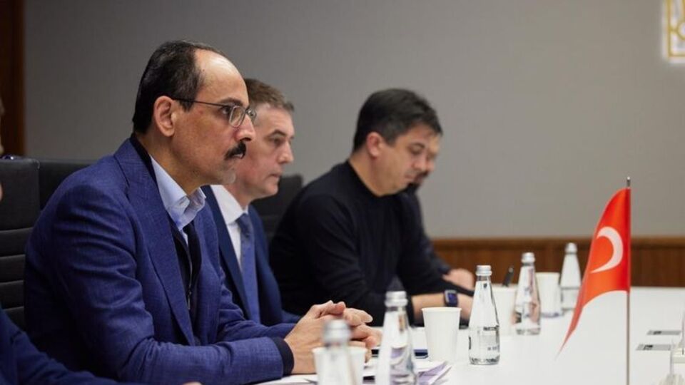 Sözcü Kalın Kiev'de Zelenskiy'le görüştü