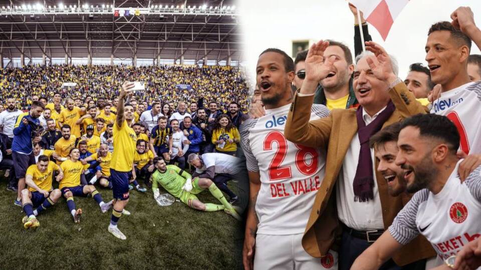 İşte Süper Lig'e yükselen 2 takım