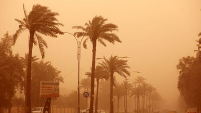 Irak'ta yoğun kum fırtınası