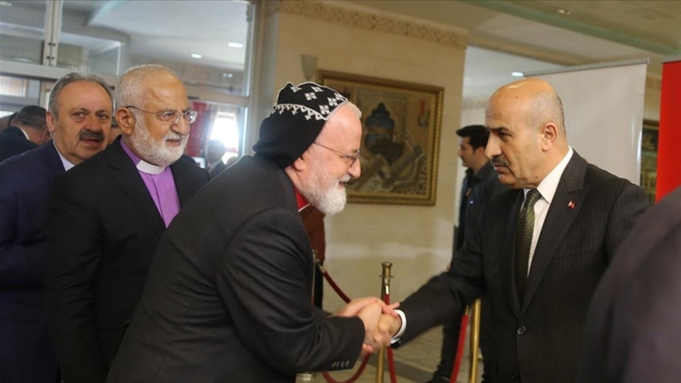 Bayramlaşma törenine Süryaniler de katıldı