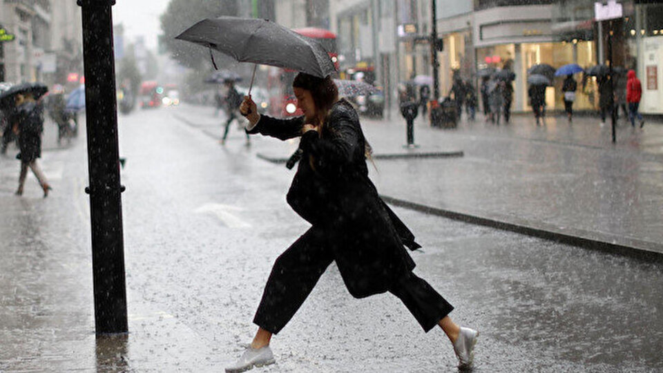 Meteoroloji'den haritalı uyarı! Sağanak geliyor!