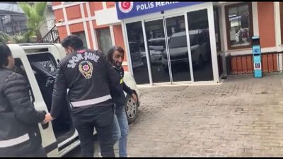 Trabzonspor bayrağını indirmek isteyen şüpheli yakalandı