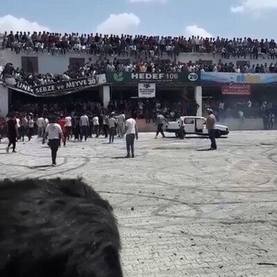 Antalya'daki festivalde balkon çöktü!