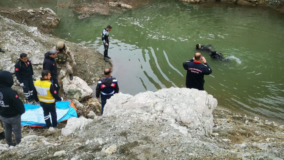 Balık tutuyordu! Her şey bir anda oldu!