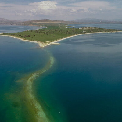 Van Gölü'ndeki çekilmeyle ortaya çıktı