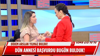 Didem Arslan Yılmaz, kayıp Semanur'u 24 saatte buldu!