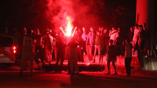 Kocaelispor taraftarlarından protesto