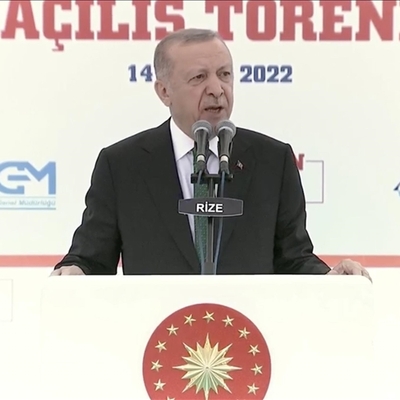 Cumhurbaşkanı Erdoğan, Rize - Artvin Havalimanı'nı açtı