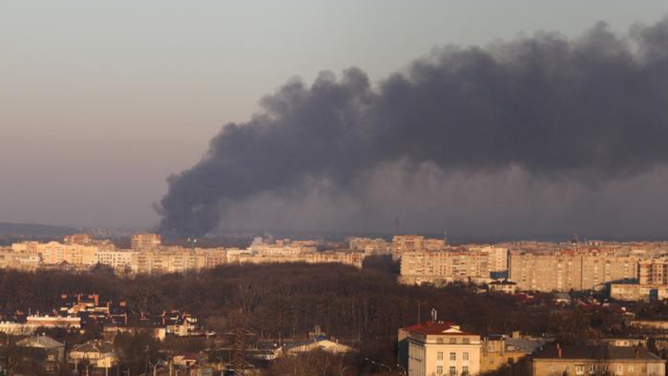 Lviv'de askeri unsura saldırı