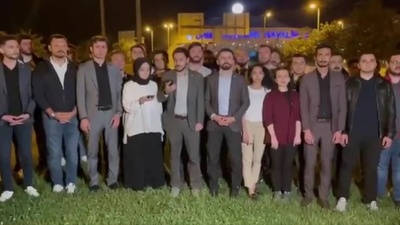 İYİ Parti Gençlik Kolları'ndan Atatürk Havalimanı protestosu