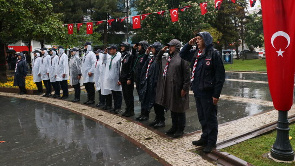 İlk tören Samsun'da