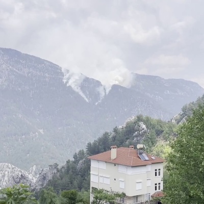 Antalya'da orman yangını çıktı!