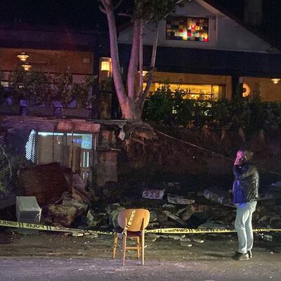 Ünlü restoranın istinat duvarı çöktü: 1 ölü!