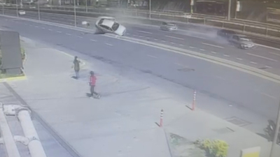 Otoyolda kâbus! Makas attı, ortalığı savaş alanına çevirdi