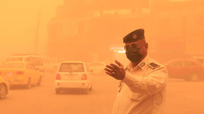 Irak'ta kum fırtınası nedeniyle resmi tatil
