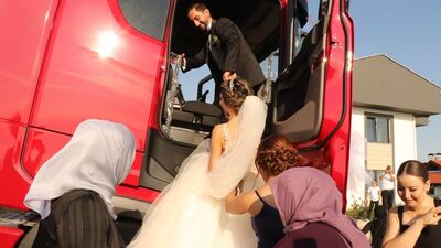 Damadın sıra dışı konvoyu pahalıya patladı