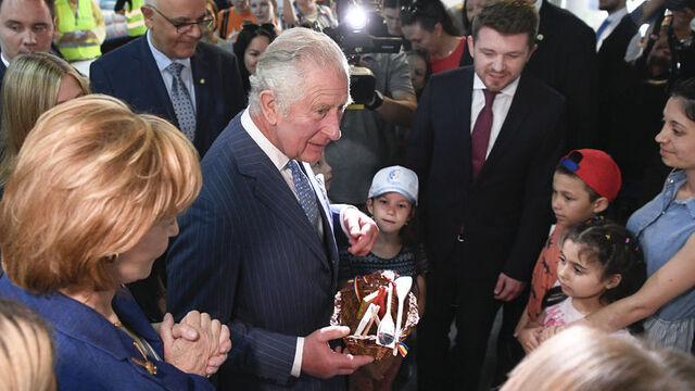 Prens Charles'tan mültecilere ziyaret
