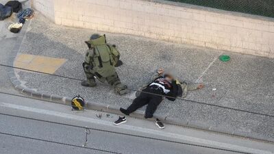 Gaziantep'te canlı bomba paniği güvenlik kamerasında!