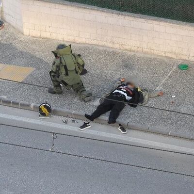 Gaziantep'te canlı bomba paniği güvenlik kamerasında!