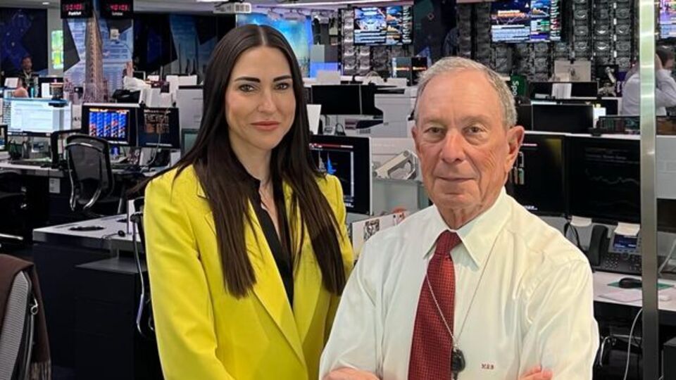 Didem Ciner, New York'ta Michael Bloomberg ile görüştü