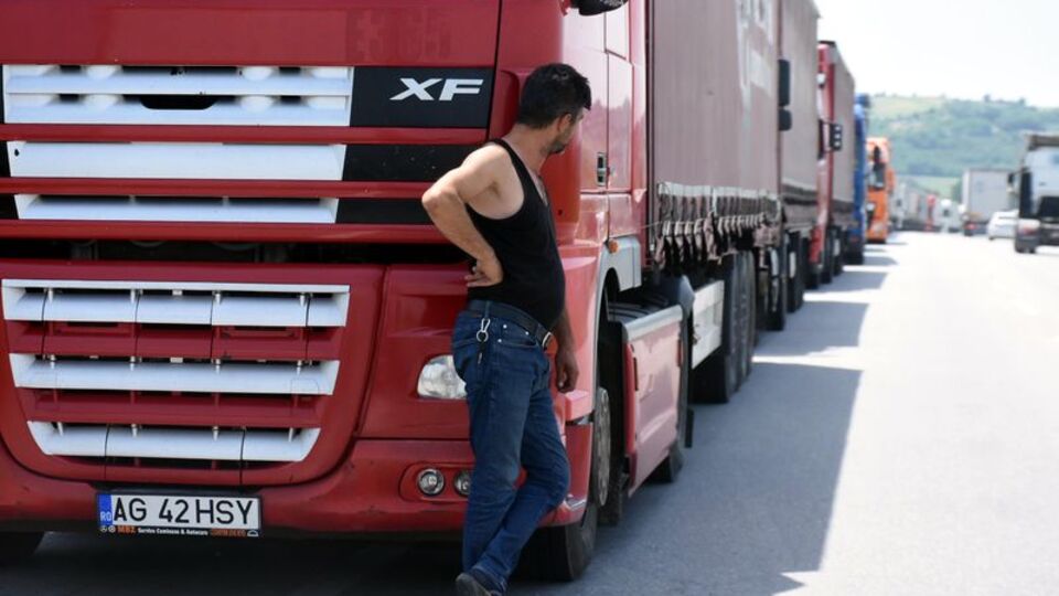 TIR kuyruğu 39 kilometreye ulaştı