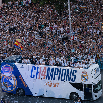 Madrid'de büyük coşku