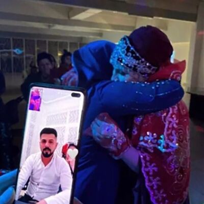 Damat kendi düğününe online katıldı! Tam 8 saat sürdü