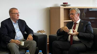 Mansur Yavaş'tan Kenan Tekdağ'a taziye ziyareti