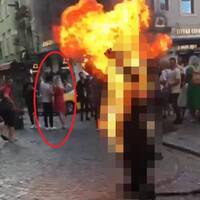 Kendini yakma teşebbüsüne soruşturma