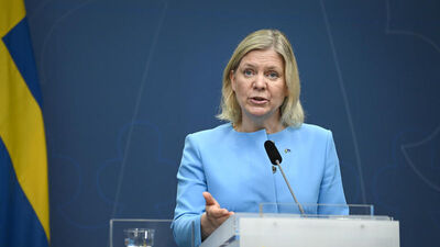 İsveç Başbakanı Andersson'dan istifa resti