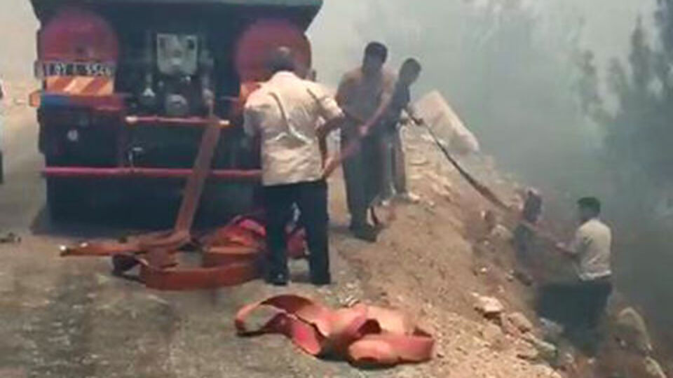 Antalya'da orman yangını