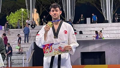 Ateşli, Roma'da altın madalya kazandı