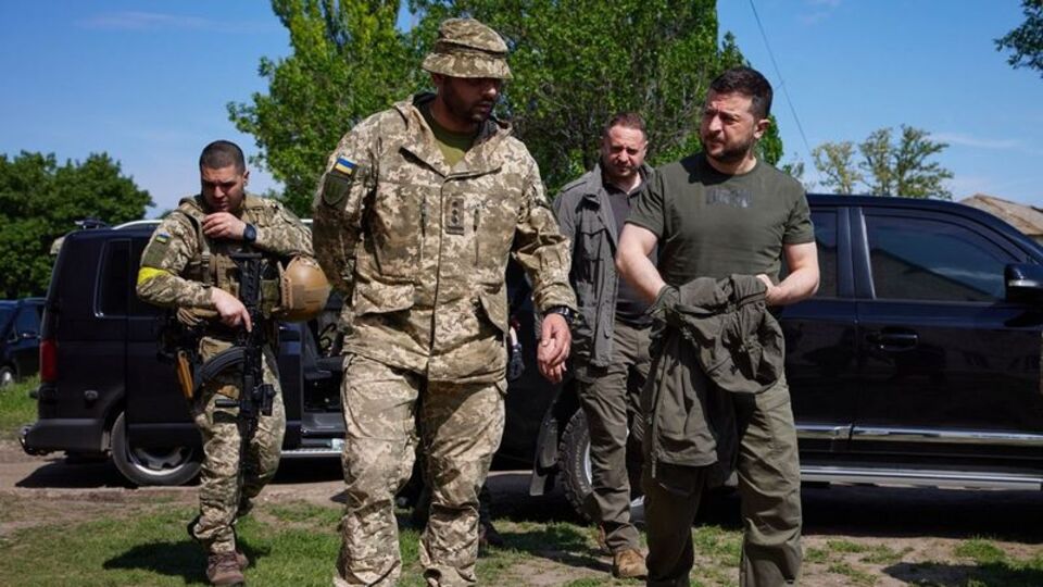 Zelenskiy, Zaporjiya'yı ziyaret etti
