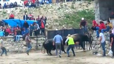 İspanya değil Rize... Dehşet dolu anlar!