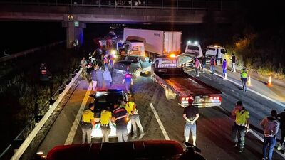 Bolu Dağı'nda zincirleme kaza: Yaralılar var