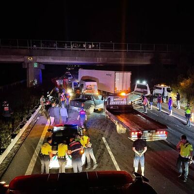 Bolu Dağı'nda zincirleme kaza: Yaralılar var