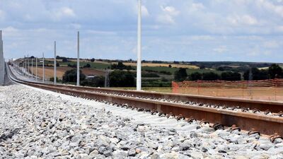 Halkalı-Kapıkule hattında ilk ray döşendi