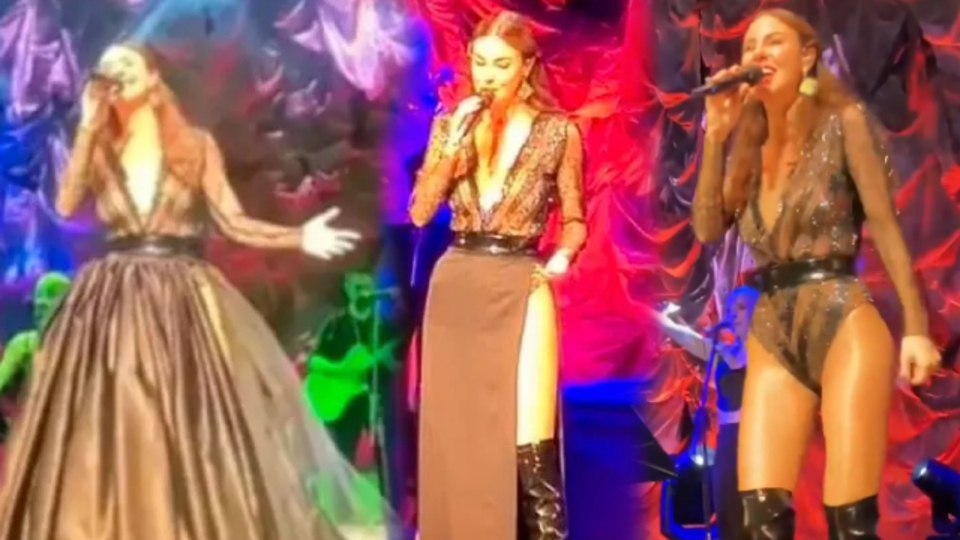 Defne'nin sahne şovu!