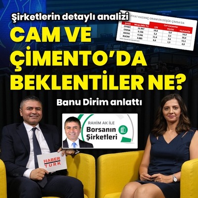Cam ve çimentoda durum ne?